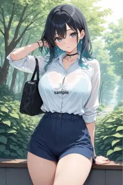 m1199 AIイラスト　かわいい　A4ポスター