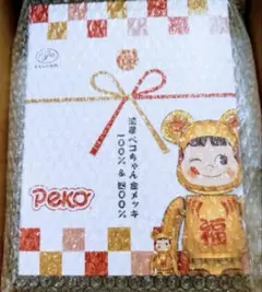 BE@RBRICK 達磨 ペコちゃん 金メッキ 100% & 400%のサムネイル
