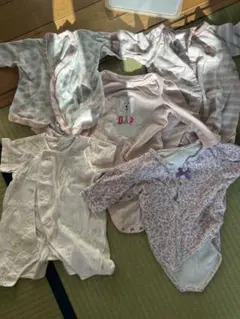 60〜70 ベビー　肌着　ロンパース　95cm以下 GAP 女の子　ピンク
