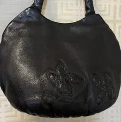 イビザ　手提げバッグ　黒（美品）