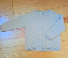 【未使用】ZARA ベージュ ニットセーター 12-18ヶ月