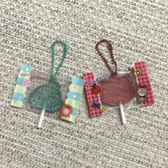 サンリオキャラクターズ　キャンディチャームズ　キティ　ハンギョドン　2個セット