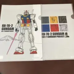 RX78-2 ガンダム RG1/1ガンダムプロジェクト　クリアファイル　2種のサムネイル