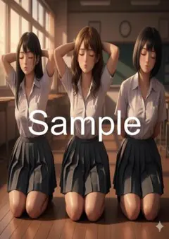 A4サイズポスター 高画質 一点もの イラスト 美女 KE２２