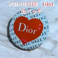 Dior VOGUE ハート缶バッジ（20）
