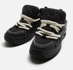 ZARA ロープディテール スケーター スニーカー 27cm