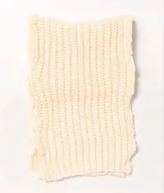 【urge select】リブ編み 無地 ローゲージ ニットマフラー