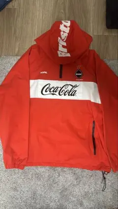 F.C.Real Bristol×Coca-Cola アノラック　ハーフジップ