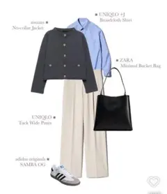 ノータックパンツ