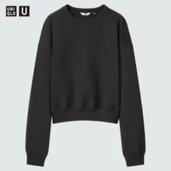 UNIQLO:U ユニクロU スウェットクルーネックシャツ 黒 M 長袖