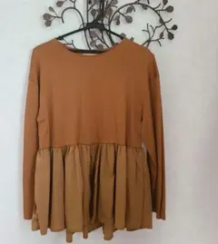 OPAQUE.CLIP ブラウン 長袖トップス