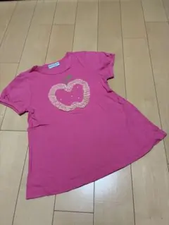 hakka kids りんごモチーフ Tシャツ 120のサムネイル