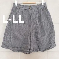 【ヴィンテージ】CHAUS ギンガムチェック ハイウエスト ショートパンツ