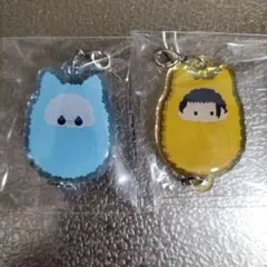 呪術廻戦　五条悟　夏油傑　くるみたぴ　ぷっくり連結　ミニアクリルキーチェーン