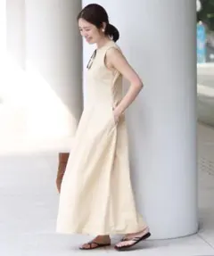 IENA ハイツイストコットンツイルワンピース