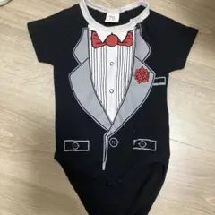 タキシード風ロンパース 70cm