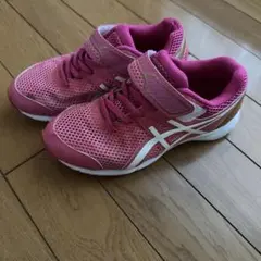 ASICS キッズ スニーカー ピンク　size21
