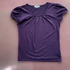 THEORIA パープル パフスリーブ Tシャツ Mのサムネイル