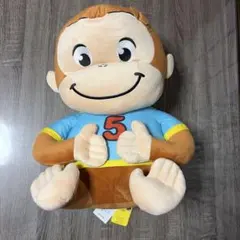 おさるのジョージ　ベビージョージBIGおすわりぬいぐるみのサムネイル