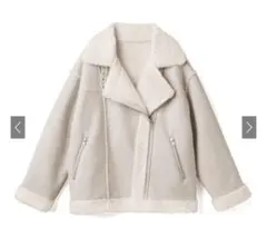 アウター エコムートン ライダース ジャケット