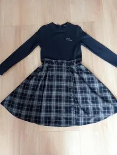 pom ponette Mサイズ 150 長袖ワンピース