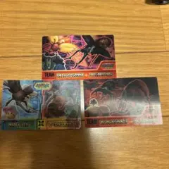 ムシキング　3Dカード3枚セット