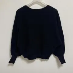 YORIMO ドルマンニット ブラック M