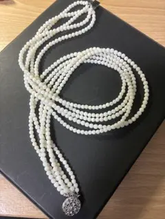 ベビーパールネックレス2.5〜3mm シルバー　保証書付き