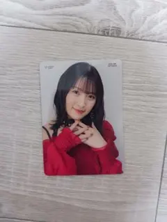 欅坂46 齋藤冬優花 サインメッセージ入りフォトカード ローソン限定