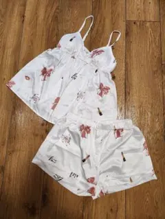 ジェラートピケ ルームウェア キャミソール パンツ セット