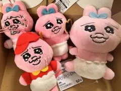 おぱんちゅうさぎ ぬいぐるみ4点セット