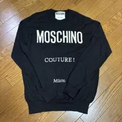 MOSCHINO COUTURE! ロゴ ニット ブラックのサムネイル