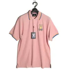 新品】Psycho Bunny ピマコットンポロシャツ M ピンク - メルカリ