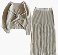 美品★B:MING by BEAMS ★ビームス ツイスト ニット セットアップ