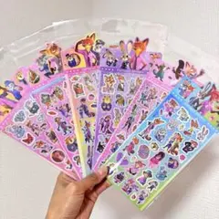 Zootopia ズートピア 2 キャラクターキラキラシール　6枚セット