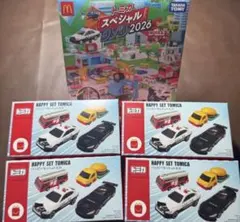 ハッピーセット トミカ 第1弾コンプリート 週末限定DVD一枚