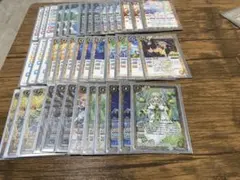 バトスピ 導魔 デッキ デメテール デッキ 黄の世界 2重スリーブ付き