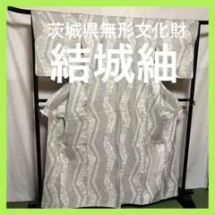☘️目玉品☘️【至宝品】●茨城県重要無形文化財●【結城紬】●草木染●高機織●紬●