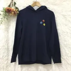 ★ユニクロ★セサミストリート カウズ パーカー【XL】長袖 スウェット ネイビー