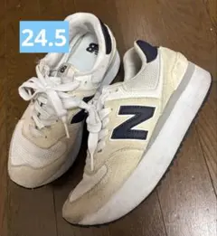 人気！New Balanceニューバランス WL574Z厚底スニーカー24.5
