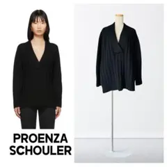 12万 PROENZA SCHOULER Vネック ウール カシミヤ ニット