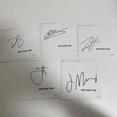 WHY DON'T WE FALLIN' サイン入りCD