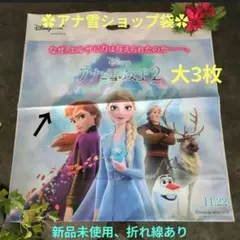 ディズニーショップ袋　アナ雪ショップ袋