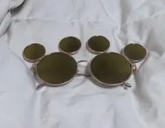 ディズニーランド ミッキー サングラス ピンクゴールド