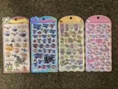 ハローキティ　エンジェルブルー　ズートピア　スンスン　シール4枚セット