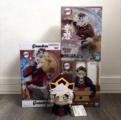 【鬼滅の刃】童磨フィギュア3体＆ちびぐるみ