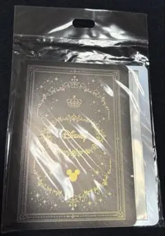 ディズニーストア　カードケース　カードホルダー　黒　名刺サイズ　20ポケット