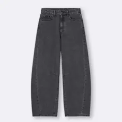 GU バレルレッグジーンズ(丈短め68.0cm)