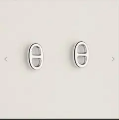 チ*ダ様 HERMES シェーヌダンクル ローズゴールドピアス - メルカリ
