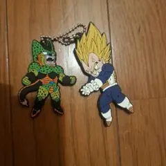 DRAGON BALL 一番くじ 30周年 ラバーキーホルダー フリーザ＆孫悟空